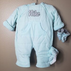 Nike Fleece Lined Insulated Bunting/Snowsuit-Size 3-6 months